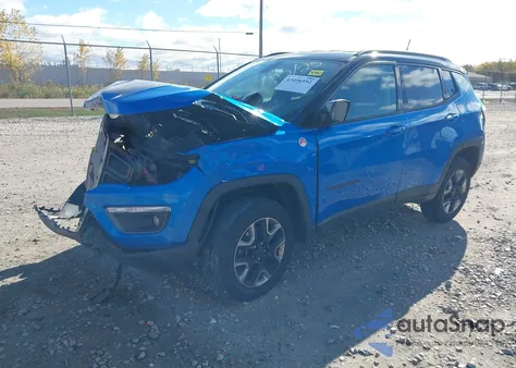 2018 Jeep Compass Trailhawk 4X4 z USA, uszkodzony, nr VIN 3C4NJDDB5JT299382